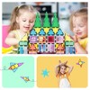 PICASSO-TILES 61-Piece Magnetic Building Blocks Set  STEM Toy with Storage Bag - 4 of 4
