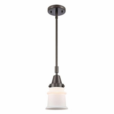 Canton - 1 Light Stem Hung Mini Pendant In Industrial Style-11.13 Inches Tall and 6.5 Inches Wide