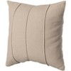 DEERLUX 16" Handwoven Cotton Throw Pillow Cover Flat Natural Design - 2 of 4