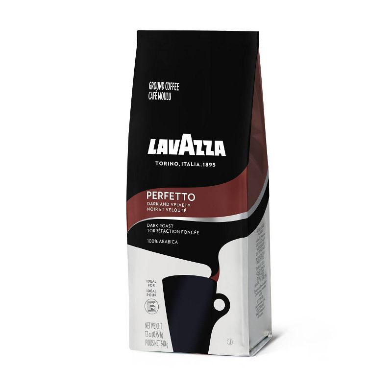 Lavazza Perfetto Dark Roast Ground Coffee - 12oz, 4 of 5