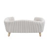 MaseiKar Elevated Dog Bed Frame for Small Dog, Corduroy Pet Couch Bed with Rubber Wood Legs and Supportive Foam - 3 of 4