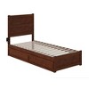 Noho Bed with Footboard and Twin Extra Long Trundle - AFI - 3 of 4