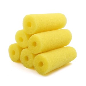 Unique Bargains Cylinder Aquarium Pre-Filter Sponge Filter Cartridges 2.6" Dia 6 Pcs - 1 of 4