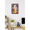 Trends International Reinders: Portraits - Vibrant Woman I Framed Wall Poster Prints Black Framed Version 14.725" x 22.375" - 2 of 4