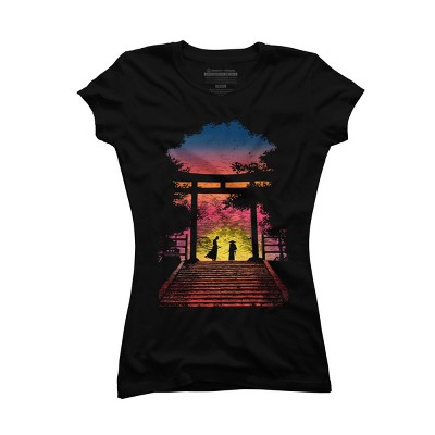 Junior's Design By Humans As the Sun is Rise, The Battle Begin By Bacht T-Shirt