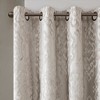 Knitted Jacquard Damask Design Blackout Curtain Panel, Heavyweight Fabric Light Blocking Curtain for Luxurious Decor Style - 4 of 4