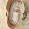 100% Luxury Cotton Knit Swaddle Receiving Crib Stroller Baby Blanket for Newborns and Infant Boys and Girls - 4 of 4