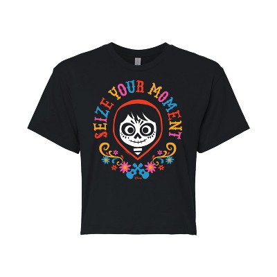 Women's - Coco - Seize Your Moment Cropped Graphic T-Shirt