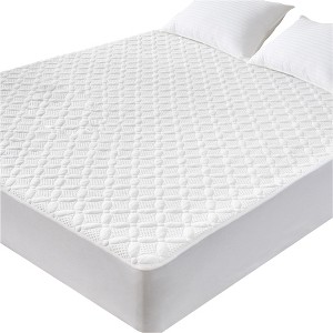 Aoibox Waterproof King Mattress Protector Soft Breathable Noiseless Pad Cover 6-18 Inch Deep Pockets OEKO-TEX Certified - 1 of 4