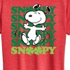 Women's - Peanuts - Snoopy Clover Dance Short Sleeve Graphic T-Shirt - 2 of 4