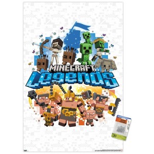 Trends International Minecraft: Legends - White Unframed Wall Poster Prints - 1 of 4