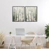 Stupell Industries Organic Birch Forest Trees 2pc Framed Giclee Art Set - 2 of 4