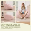 MOONMISS Faux Fur  Comfy Large Beanbag Chair with Filler,Floor Sofa, Accent Couch for Living Room Bedroom Game Room - 3 of 4
