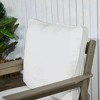Resenkos 4 Pieces Patio Furniture Set, Outdoor Sectional Furniture, HDPE, White - 4 of 4