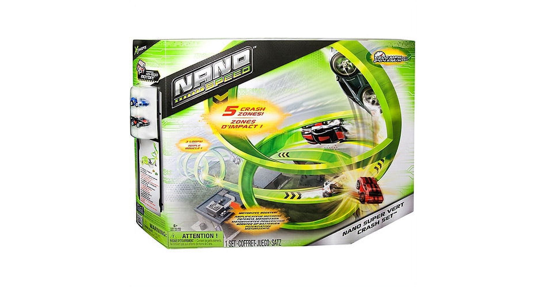 Nano Speed Playset - Large Toy Race Track Set for Kids