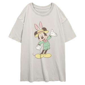 Juniors Mickey & Friends Happy Easter Happy Suit T Shirt : Target