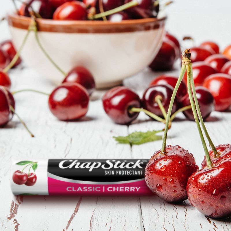 Chapstick Classic Lip Balm Blister Pack - Cherry - 3ct/0.45oz, 3 of 32