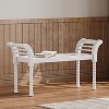 Bella Depot Elegant Retro Style Bench with Turned Legs - 4 of 4