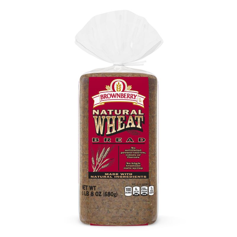 Brownberry Natural Wheat Bread - 24oz, 1 of 7