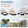 YOOCOZZ Outdoor Rattan Daybed with Canopy and Cushions - 3 of 4
