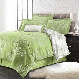 BrylaneHome Reversible Foliage Comforter Set - 1 of 2