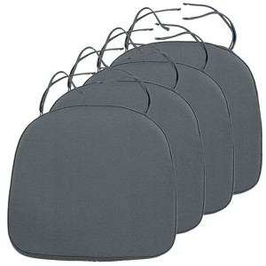 LeisureMod Modern Dining Chair Cushion Pads Set of 4 - 1 of 4