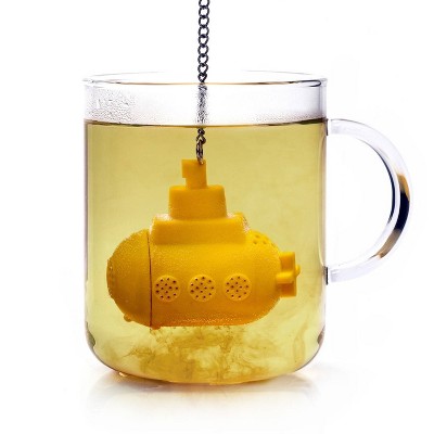 Yellow Submarine Silicone and Stainless Steel Tea Infuser
