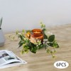 YIYIBYUS Sunflower Candle Ring, 6PCS Candle Ring, Artificial Sunflower Candle Ring - 2 of 4