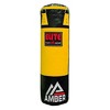 AmberFight Gear  Strikeforce 70lb Heavybag – ToughTek leather, triple-stitched, sand-filled, D-ring, chains, swivel, filled/unfilled. - 4 of 4
