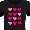 Women's - Barbie - Heart Grid Graphic T-shirt Dress - 2 of 4
