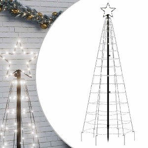 vidaXL LED Christmas Tree - Cold White 70.9" - 1 of 4