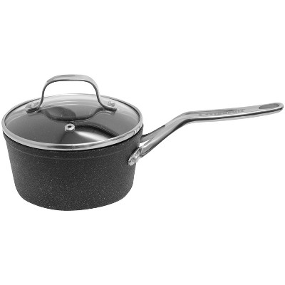 Starfrit The Rock 10-Piece Non-Stick Black Aluminum Cookware Set