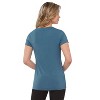 Rekucci Short Sleeve Scoop Neck Stretch T-Shirt for Women - 3 of 3