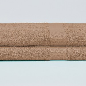 Lintex Linens Deluxe 2-Piece Cotton Bath Sheet Set – Ultra-Soft, Highly Absorbent 34" x 68" Spa-Size Towels in 15 Vibrant Colors - 1 of 3