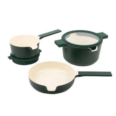 Alva Neat 5-Piece Nonstick Ceramic Nesting Cookware Set