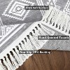 Bedroom Area Rug Boho Accent Throw Floor Cover Non Slip Stain Resistant Rug Farmhouse Bordered Carpet for Living Room Bedroom Home Decor - 2 of 4