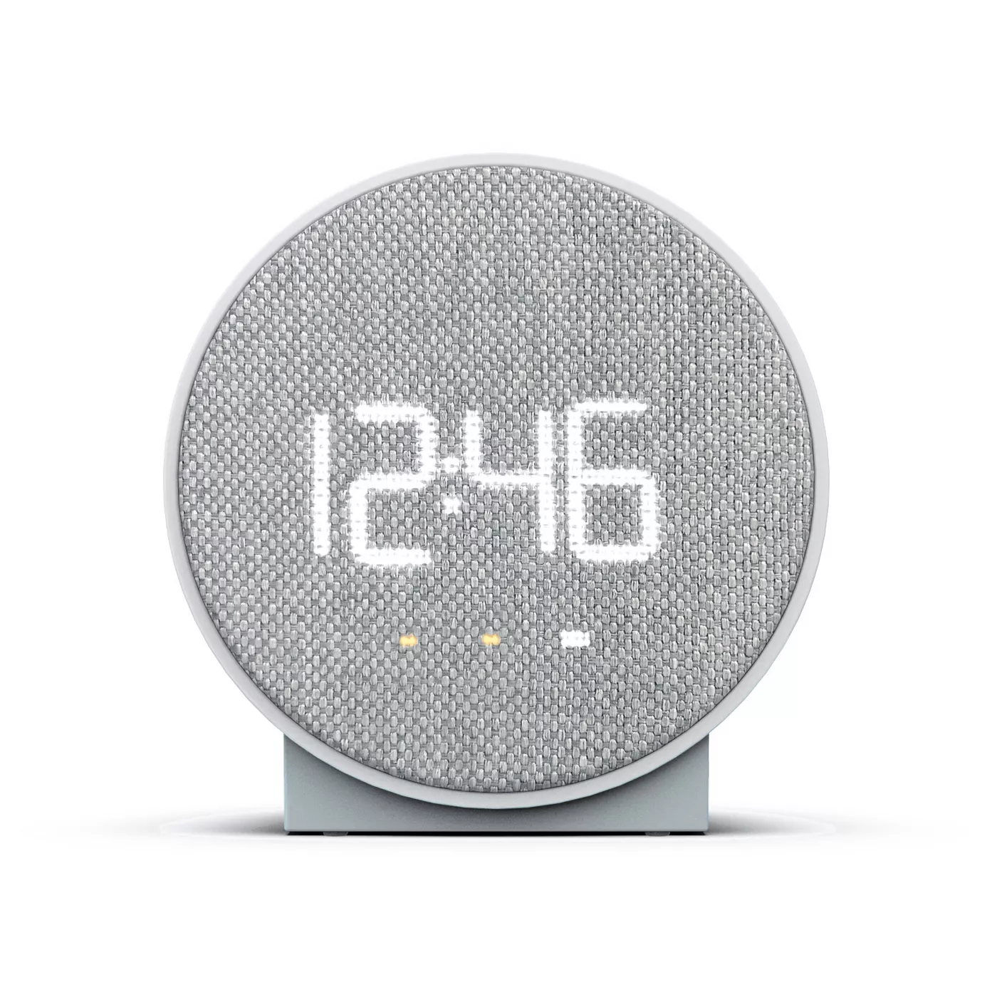 Round Time Table Clock Gray - Capello - image 1 of 4