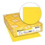 Astrobrights Card Stock, 8-1/2 x 11 Inches, Solar Yellow, Pack of 250