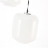 Elegant Lighting Collier 3 light Chrome and Frosted white glass pendant - 3 of 4