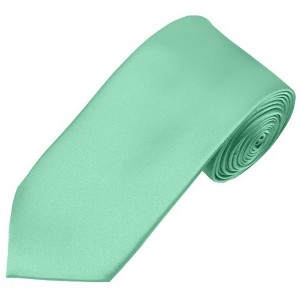 Men's Solid Color Slim 2.75 Inch Wide And 58 Inch Long Neckties - 1 of 4