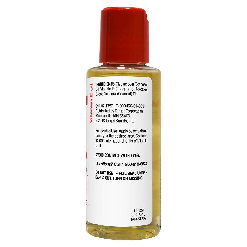 Vitamin E Dietary Supplement Oil - 2 fl oz - up &#38; up&#8482;, 4 of 5