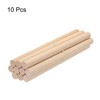Unique Bargains Arts Crafts Garden Christmas Decoration Round Natural Wood Sticks 10 Pcs - 3 of 4