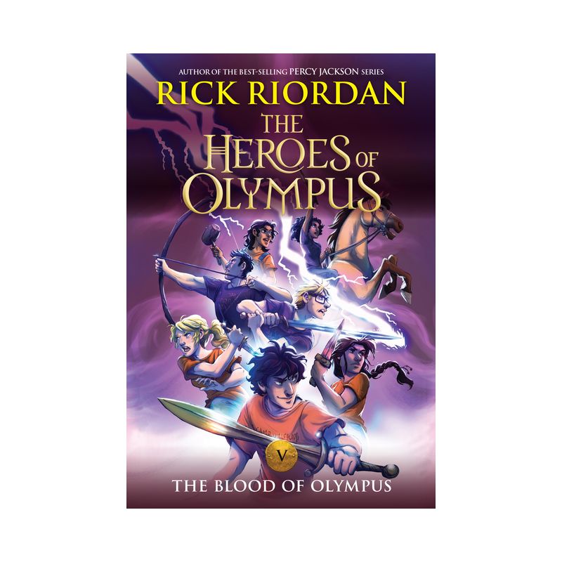 Heroes of Olympus, The, Book Five: Blood of Olympus, The-(New Cover) - by  Rick Riordan (Paperback), 1 of 2