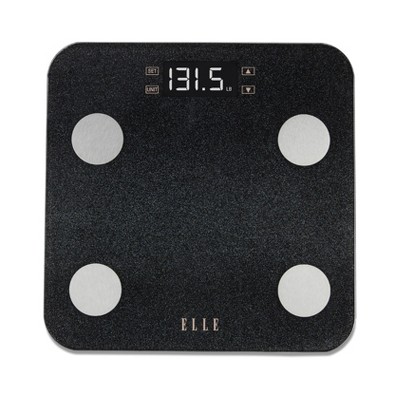 Elle Digital Bathroom Scale - Glitter White