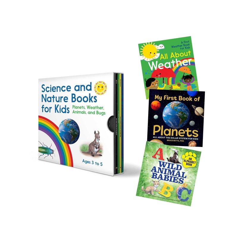Science and Nature Books for Kids 3 to 5 Box Set - by  Rockridge Press (Paperback), 1 of 2