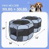 EighteenTek 2 Mesh Room Pop Up Portable Pet Playpen - 3 of 4