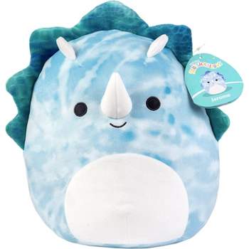 Squishmallow New 10" Jerome The Blue Triceratops - Official Kellytoy 2022 Plush - Soft and Squishy Dinosaur Stuffed Animal Toy - Great Gift for Kids