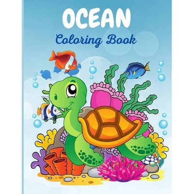 Ocean Coloring Book - by  Philippa Wilrose (Paperback)