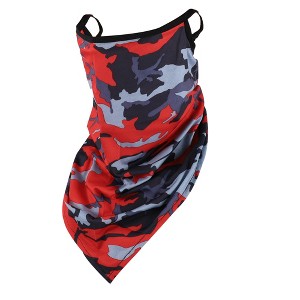 Unique Bargains Camouflage Triangle Earloop Face Guard 1 Pc - 1 of 4