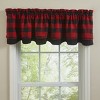 Park Designs Buffalo Check Lined Layered Valance 72" x 16" - 2 of 3